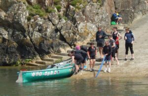 launching boat
